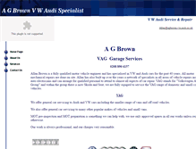 Tablet Screenshot of agbrown-vw-audi.co.uk